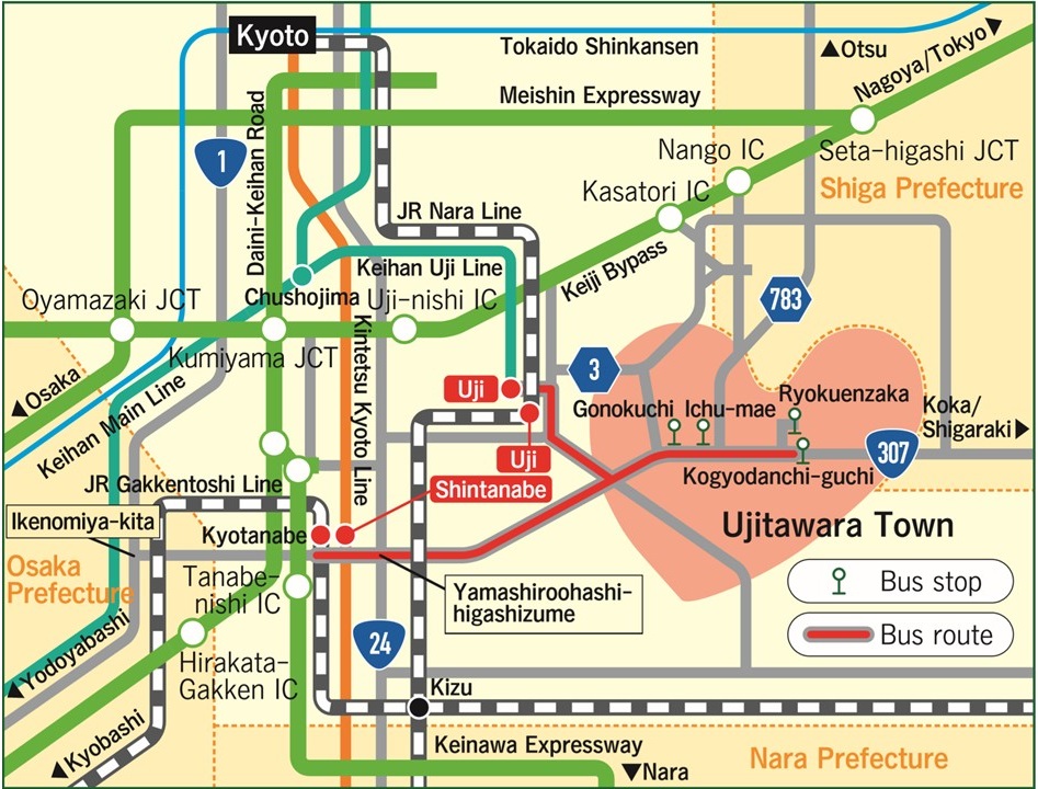 Access to Ujitawara Town